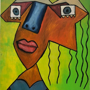 Madame-promene-ses-cheveux..-huile-sur-bois-133x115-cm
