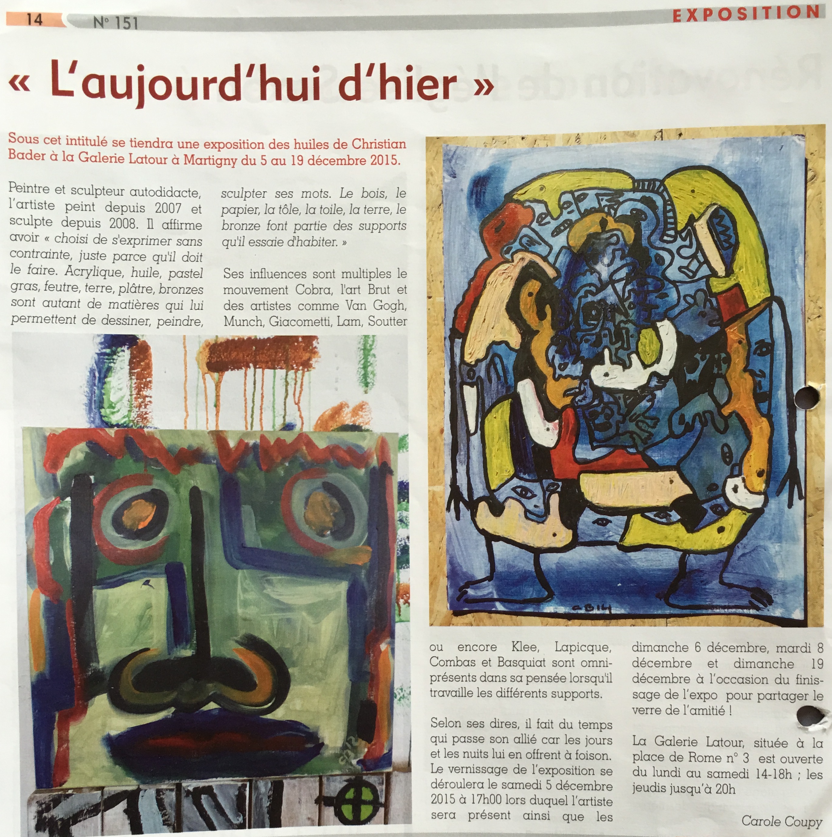 Journal Nov 2015 Le Carrefour